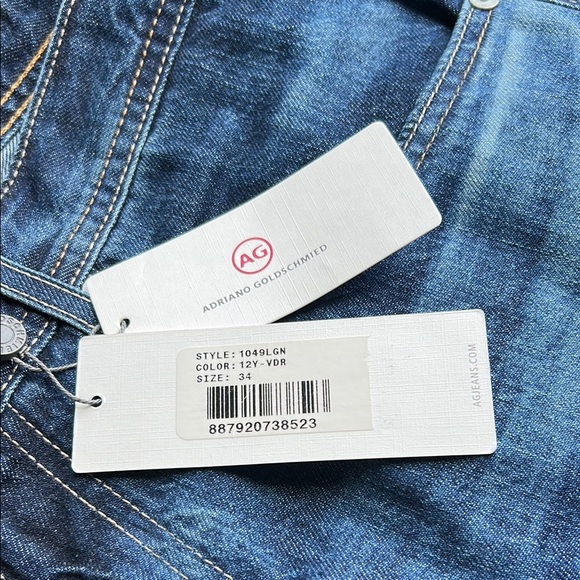 AG The Protege Jean Straight Leg Mens Japanese Stretch Sz 34 x 32 NEW - Picture 13 of 15